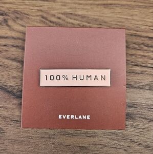 Rare~ Everlane 100% Human~ Enamel Pin